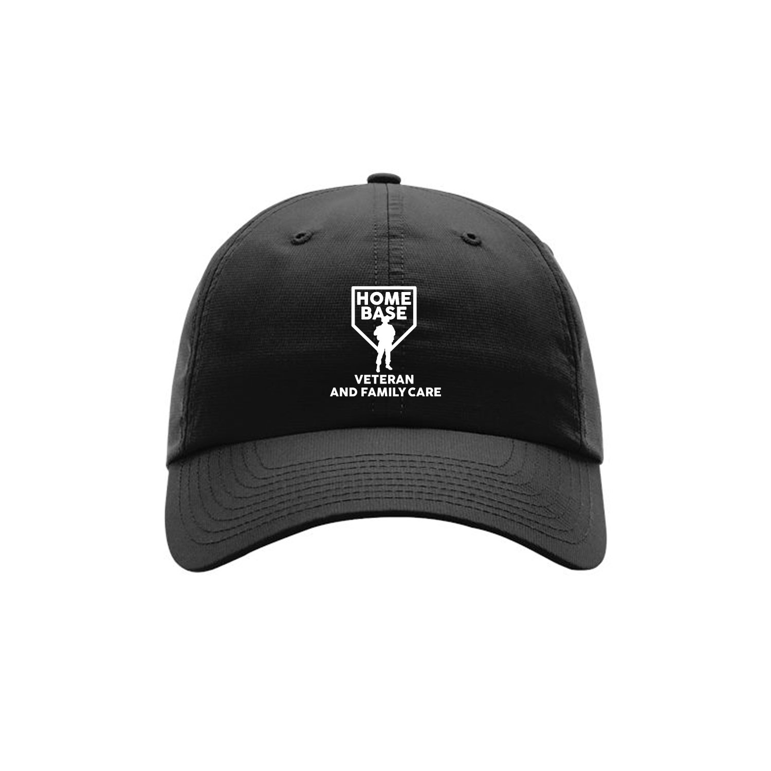 Richardson Black Casual Performance Cap