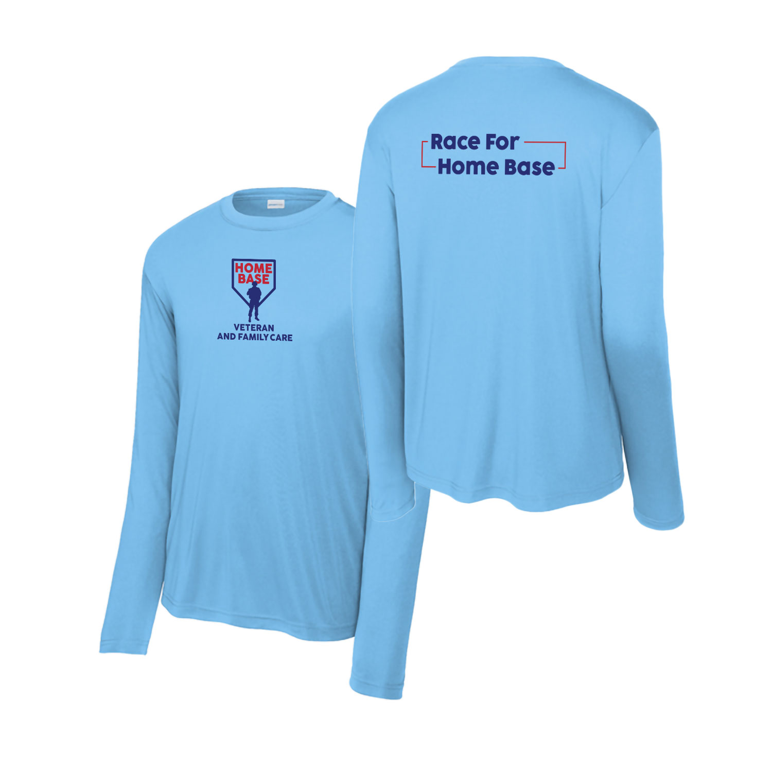 Light Blue SportTek PosiCharge Long Sleeve (Unisex)